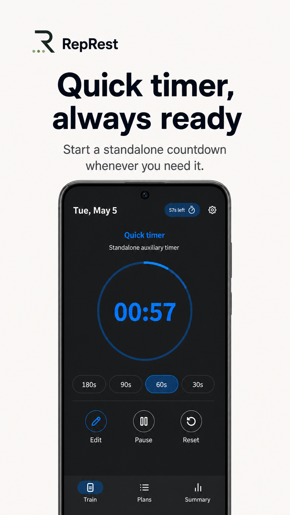 RepRest - Strength Training Set Tracking